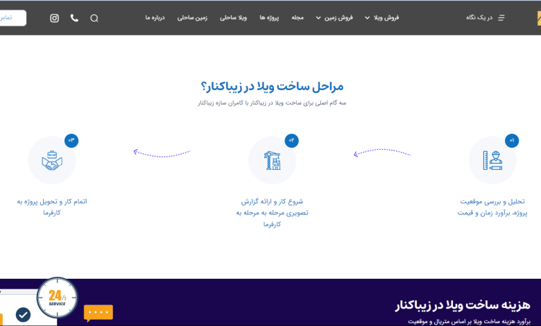 هزینه ساخت ویلا در زیباکنار چقدر است؟